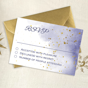 Wedding RSVP card