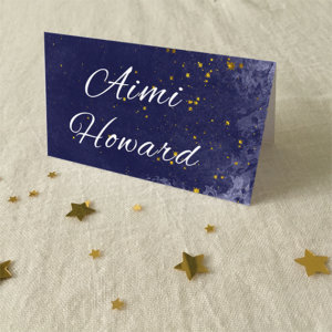 Celestial theme wedding place name